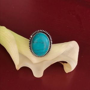 Oval Turquoise Ring